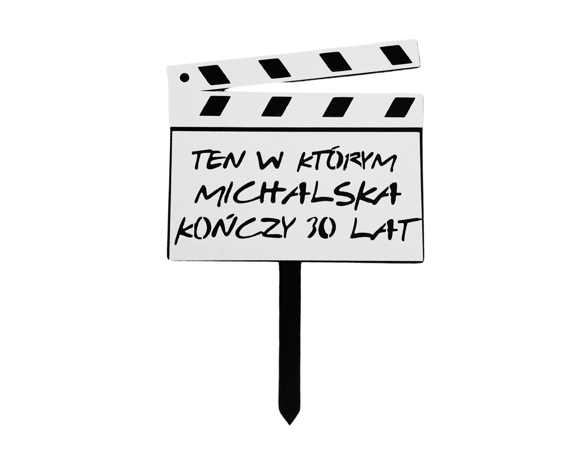 Toppery na tort 🎂 urodziny Dekoracja na tort z motywem Friends klaps filmowy dekoracja tortu 4 elementy - CraftJoy